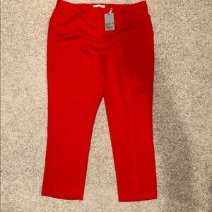 NWT Preston & York Cherry Red Women's Pants
